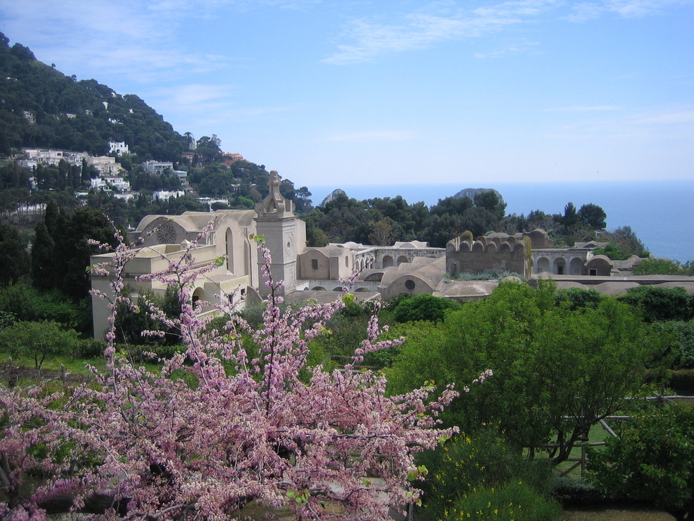 Италия, Капри, дворецът на Тиберий
